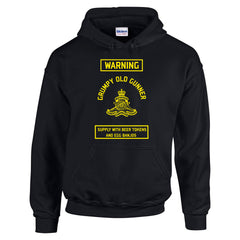 Royal Artillery Hoodie Grumpy Old Gunner British Army Hoodie