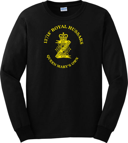 13th/18th Royal Hussars Sweatshirt With Text Retro