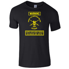 British Army T-Shirt Grumpy NI Veteran