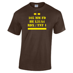 105mm Round T-Shirt, Royal Artillery