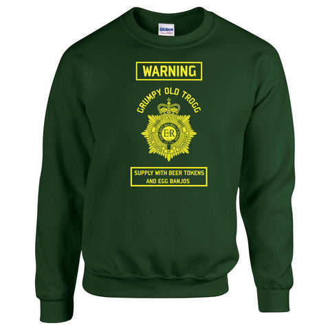 Royal Corps Of Transport Sweatshirt Grumpy Old Trogg British Army