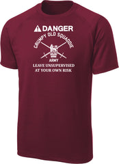 British Army T-Shirt Danger, Grumpy Old Squaddie