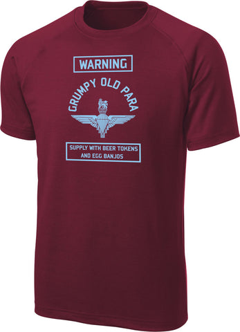 The Parachute Regiment, Grumpy Old Para T-Shirt,Paratrooper