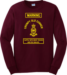 Royal Horse Artillery Sweatshirt Grumpy Old Gunner British Army Sweatshirt