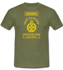 The Royal Green Jackets Grumpy Old Rifleman British Army T-Shirts