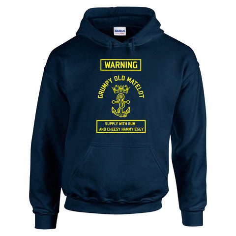 Royal Navy Hoodie Grumpy Old Matelot Hoodie