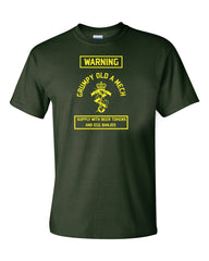 REME  T-Shirt Grumpy Old A Mech British Army