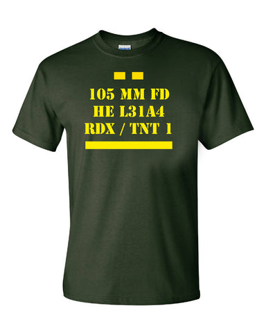 105mm Round T-Shirt, Royal Artillery