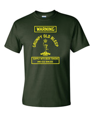 Royal Corps of Signals T-Shirt Grumpy Old Bleep British Army T-Shirt