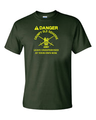 British Army T-Shirt Danger, Grumpy Old Squaddie